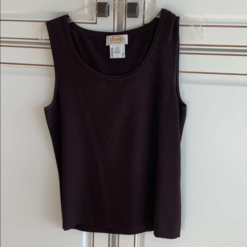 Talbots brown tank top